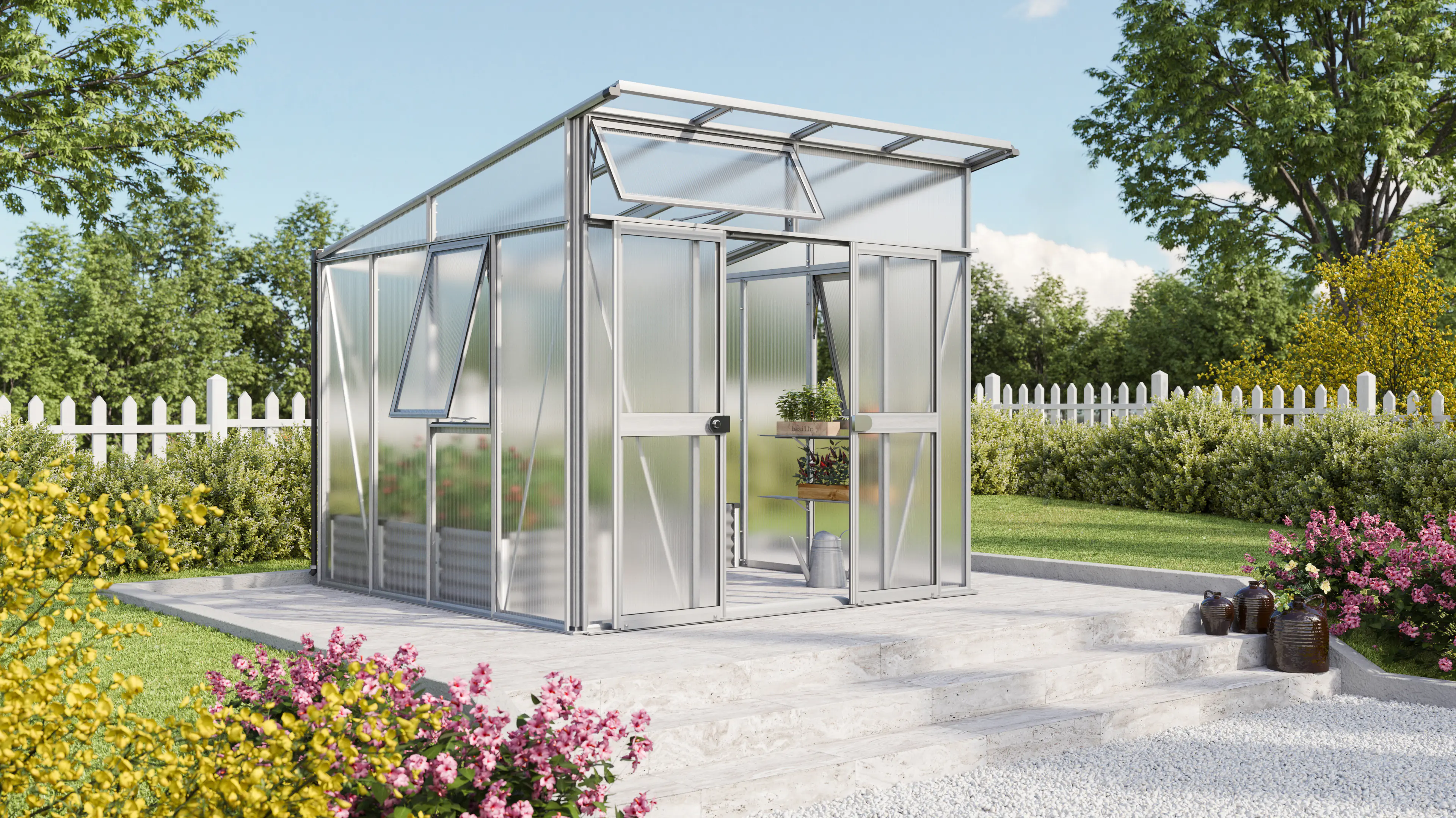 Vitavia Gewächshaus Aura 7800 275 x 270 cm 10 mm Hohlkammerplatten