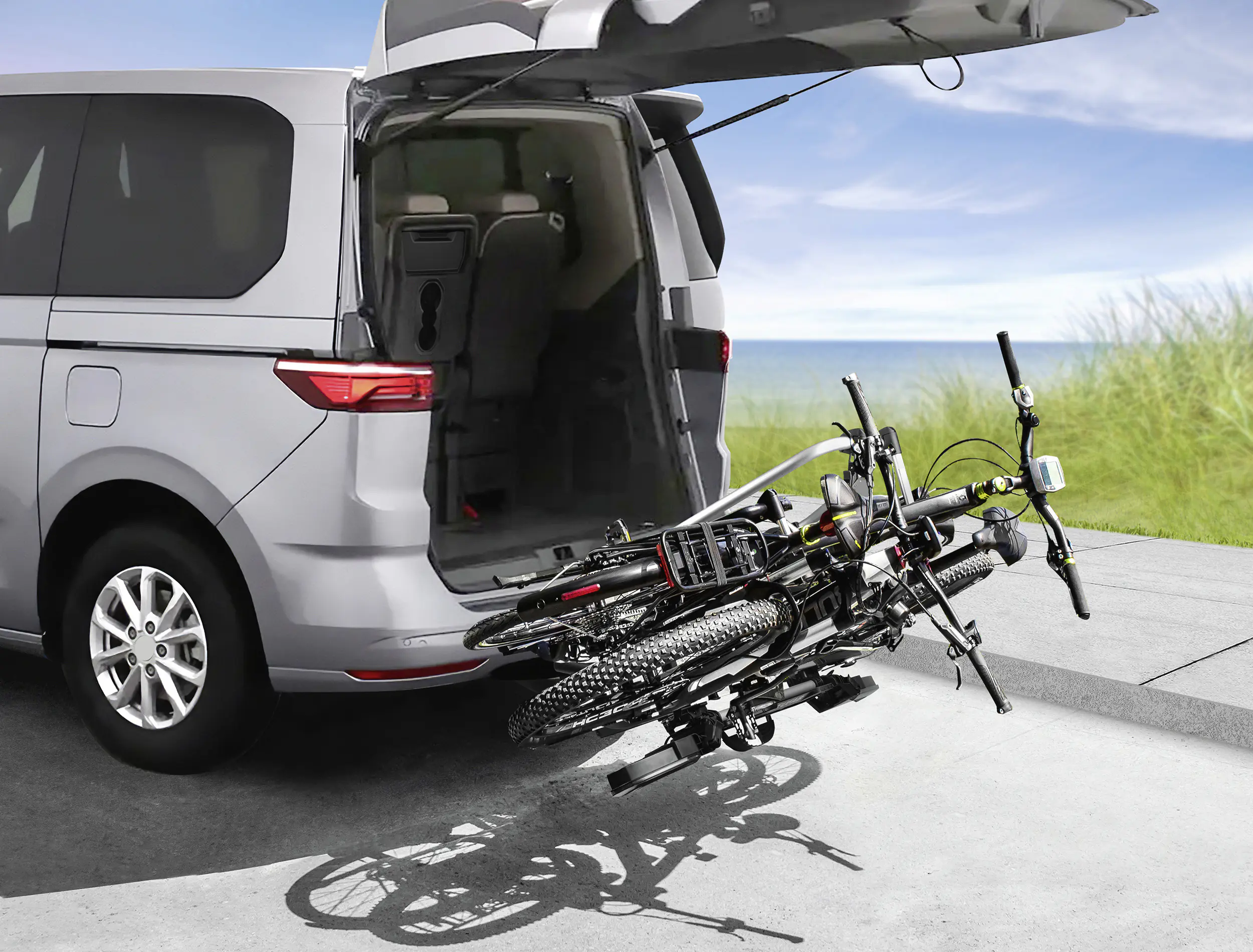EUFAB Fahrradträger TECDC1+ LED für 2 Fahrräder und große Heckklappen komplett vormontiert EUFAB Fahrradträger TECDC1+ LED für 2 Fahrräder und große Heckklappen komplett vormontiert