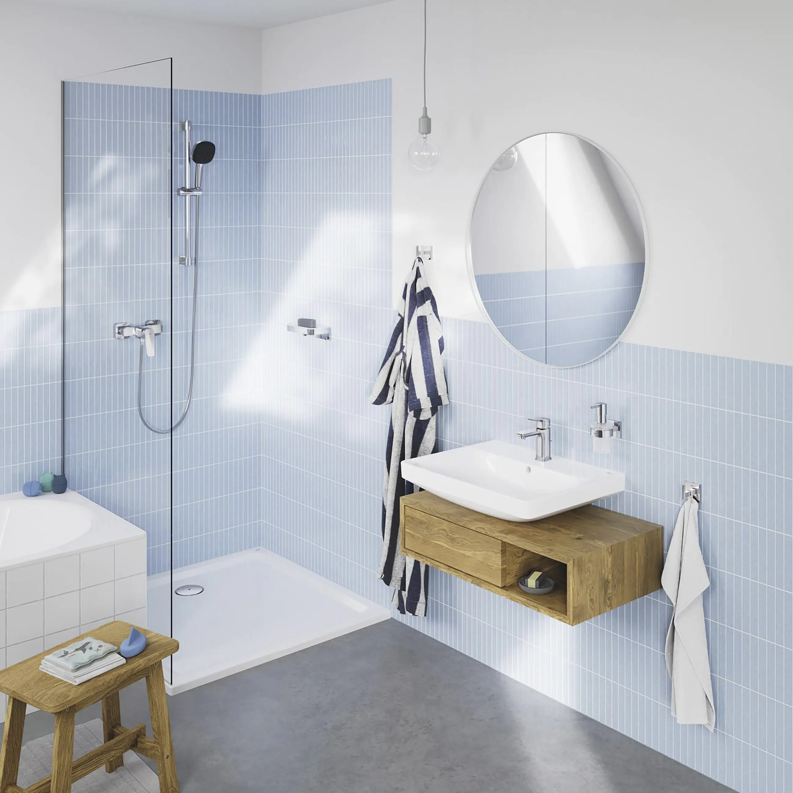 Grohe Brausestange Vitalio Universal chrom 60 cm Grohe Brausestange Vitalio Universal chrom 60 cm