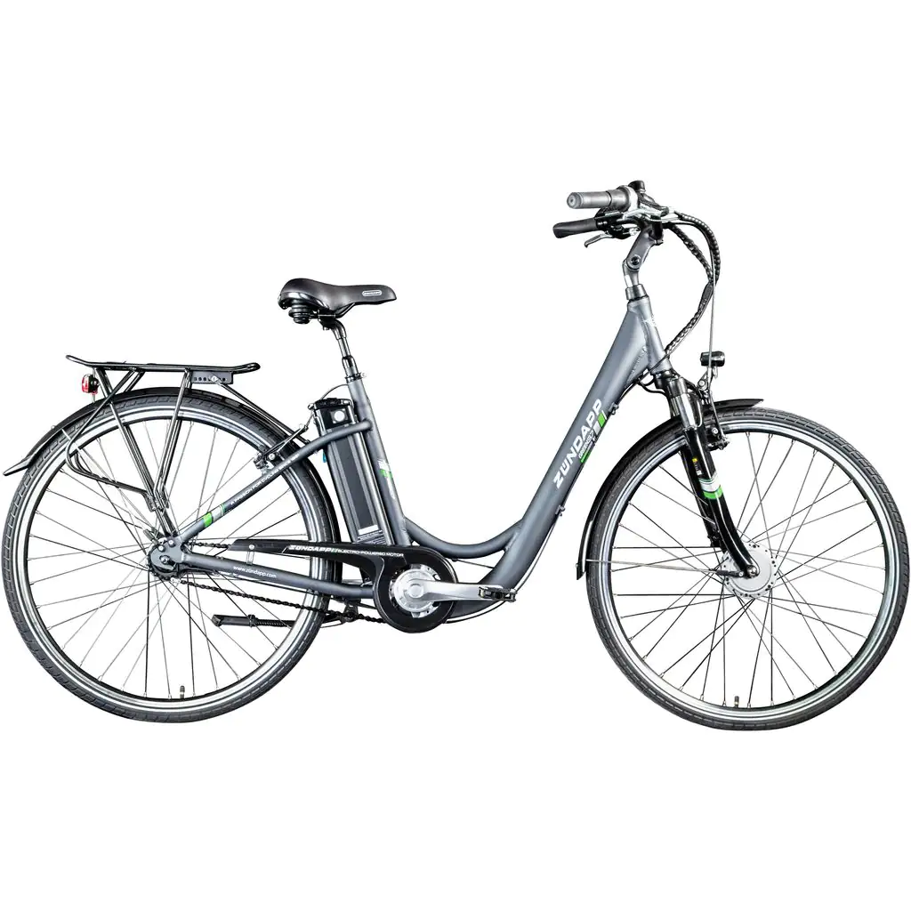 Zündapp E-Bike City Green 3.7 28 Zoll 7-Gang 374 Wh grau