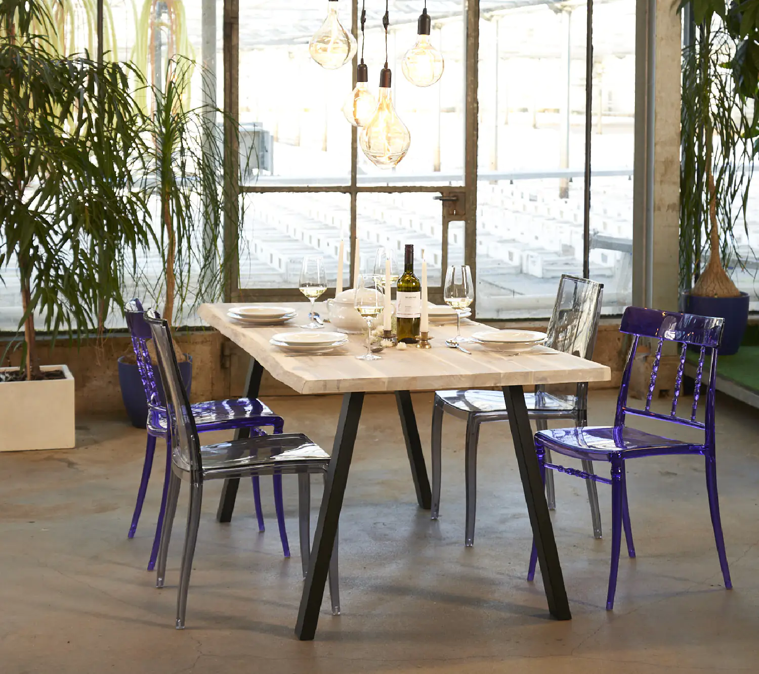 Tischplatte "Live Edge" Eiche massiv mit Waldkante 200 x 90 cm 38 mm