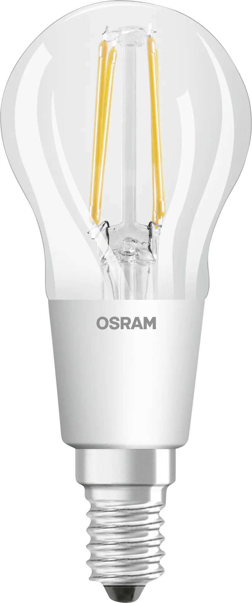 Osram LED Leuchtmittel Super Star Plus Glow P40 E14 4,5 W dimmbar klar