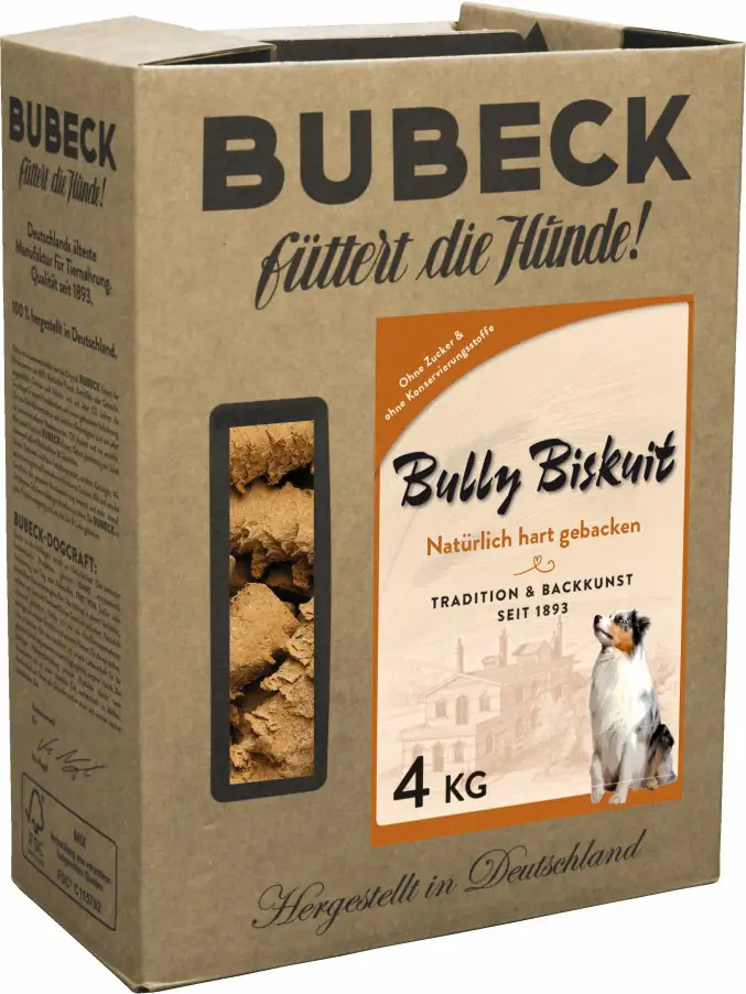Bubeck BullyBiskuit Adult  Hundekuchen 4 kg