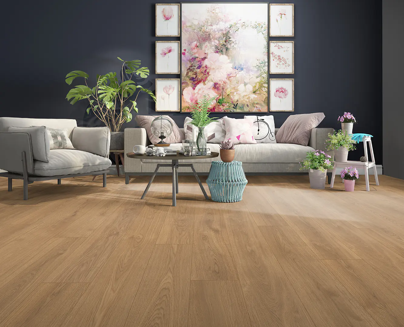 Classen Vinyl Designboden Ceramin Floors Tera Kootenay Oak