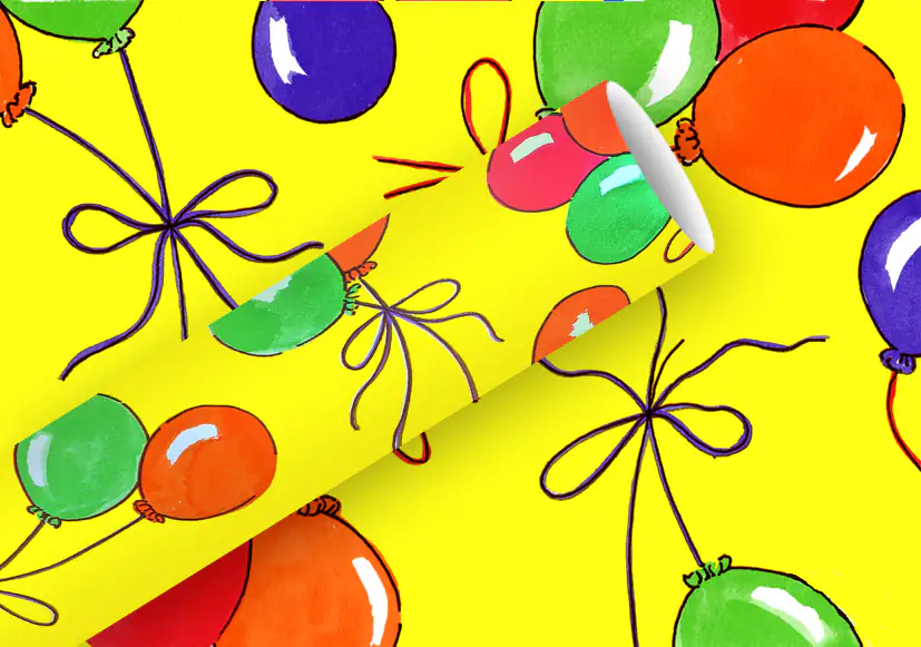 Geschenkpapier Luftballons 2 m