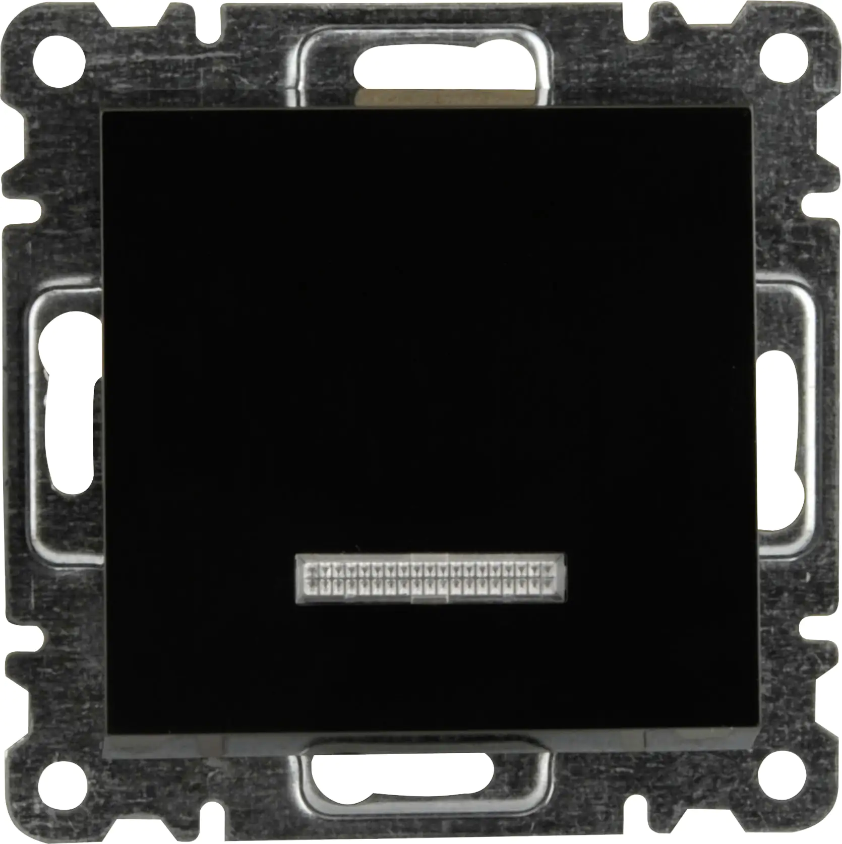 Unitec Kontroll-Wechselschalter schwarz schwarz, Serie Karea Unitec Kontroll-Wechselschalter schwarz schwarz, Serie Karea