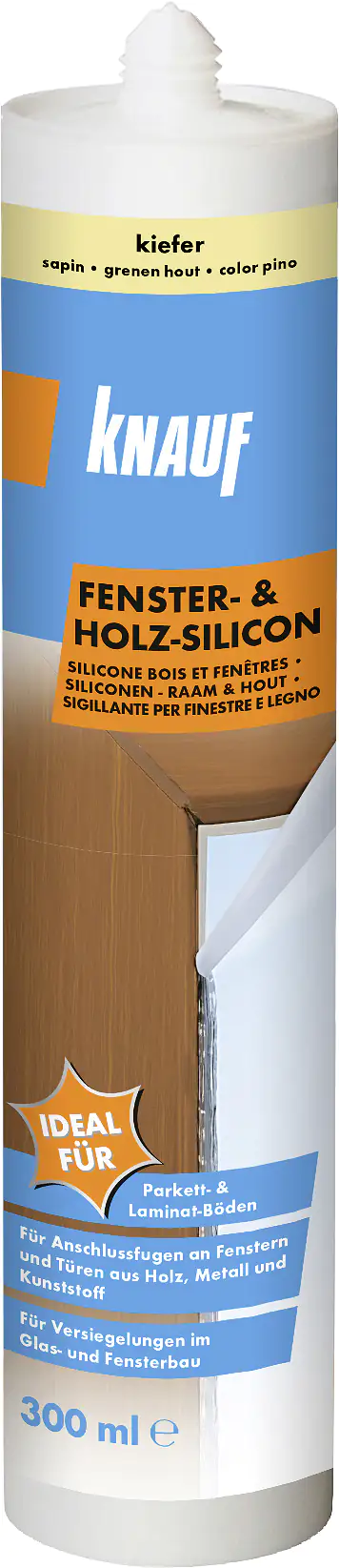 Knauf Fenster und Holz Silikon kiefer 300 ml Knauf Fenster und Holz Silikon kiefer 300 ml