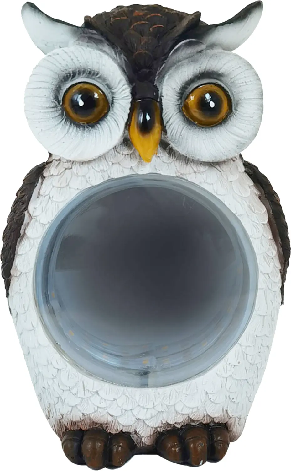 LED Solarleuchte Eule mit Dämmerungssensor grau-weiß LED Solarleuchte Eule mit Dämmerungssensor grau-weiß
