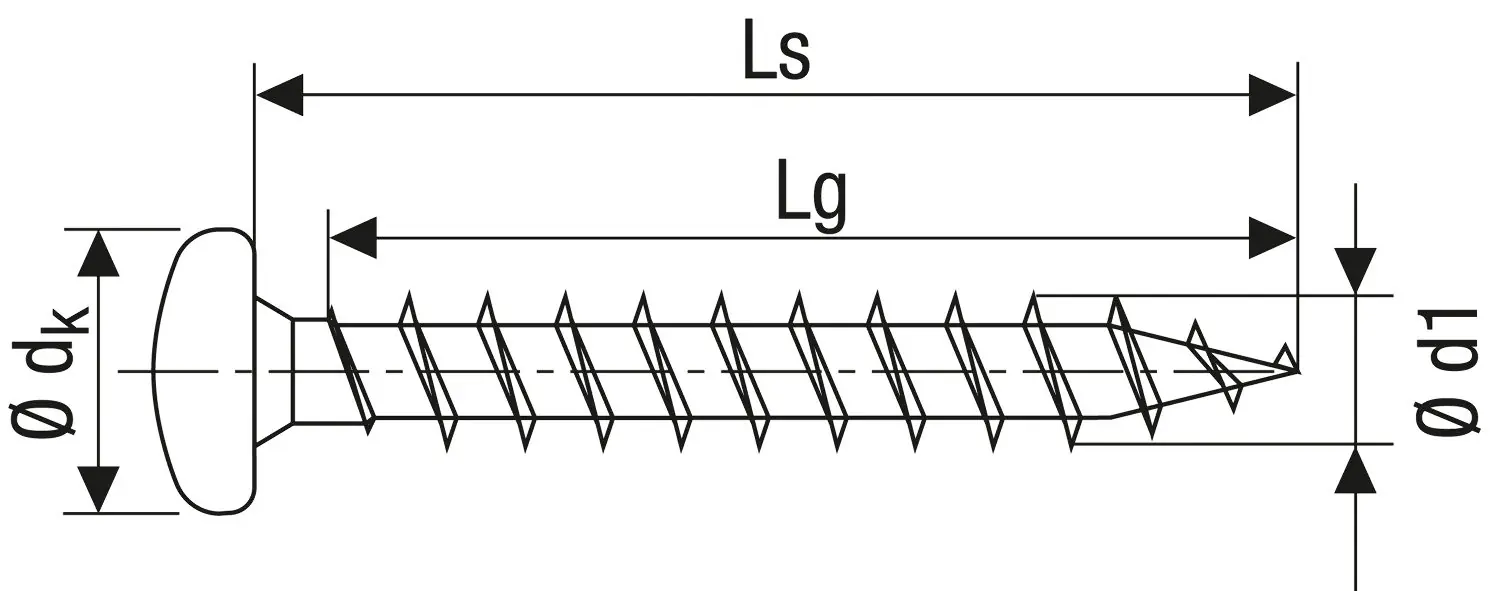 Spax Universalschrauben 3.0 x 16 mm TX 10 Rundkopf - 100 Stk.
