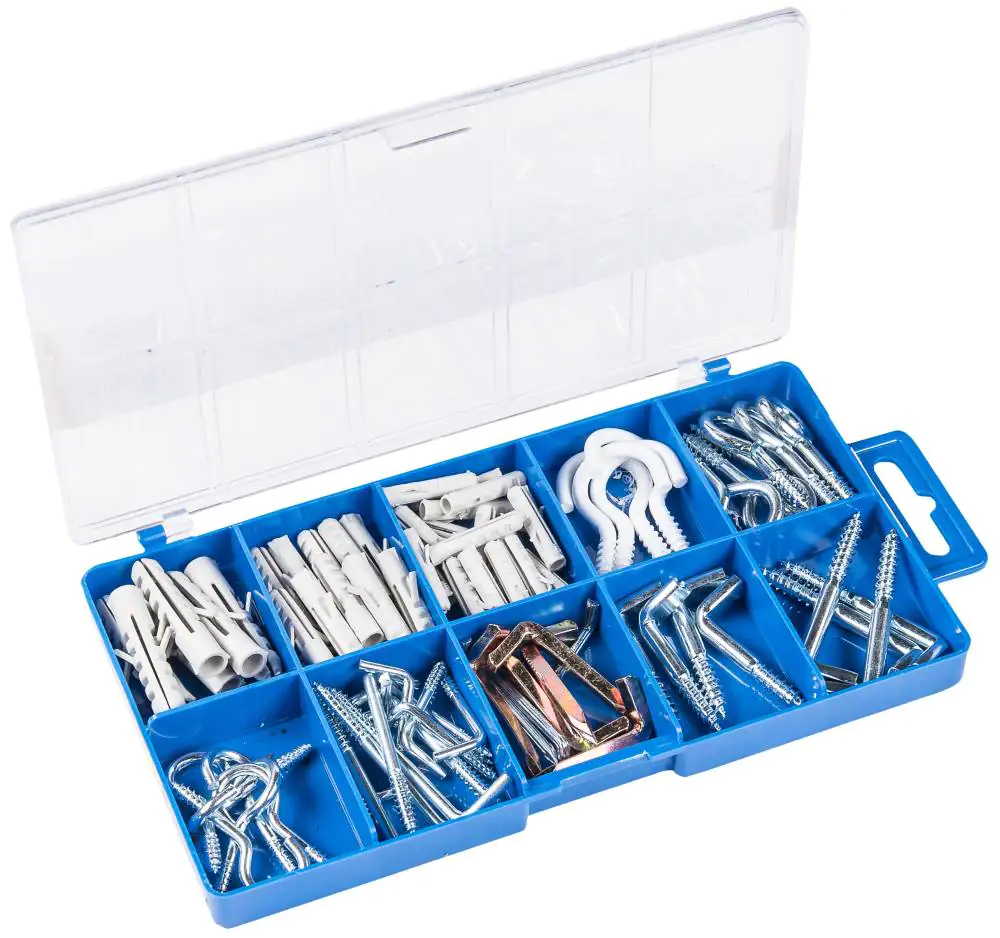 Sortimentskasten Schraubhaken, 78 teilig