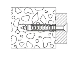 Fischer Regalbefestigung RB green 8.0 x 40 mm - 10 Stück
