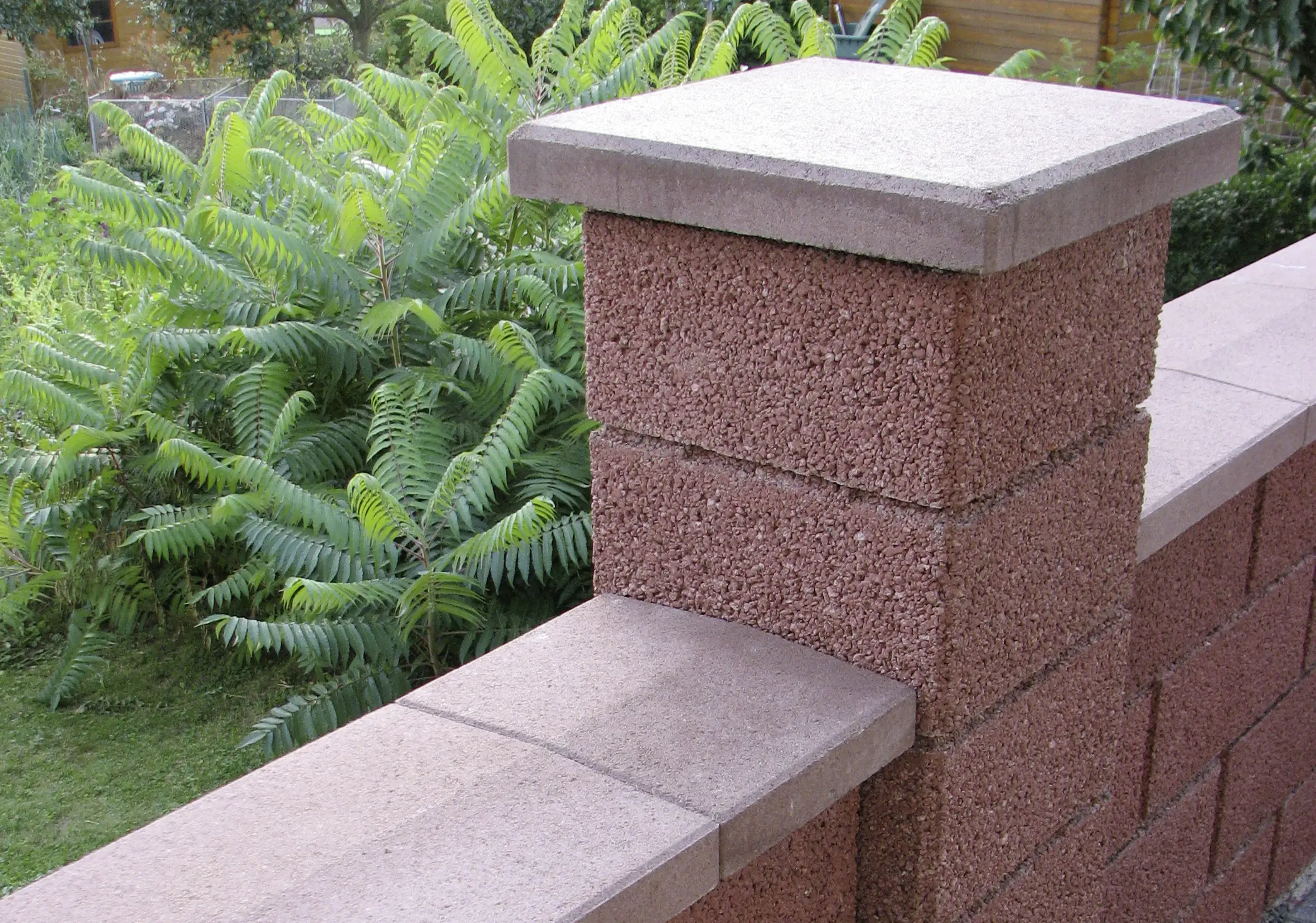 Kann Pfeilerabdeckung Garten 45 x 45 x 6 cm braun Kann Pfeilerabdeckung Garten 45 x 45 x 6 cm braun