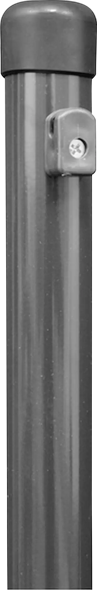 Alberts Zaunpfosten für Maschendrahtzaun 141,5 cm Ø 34 mm anthrazit