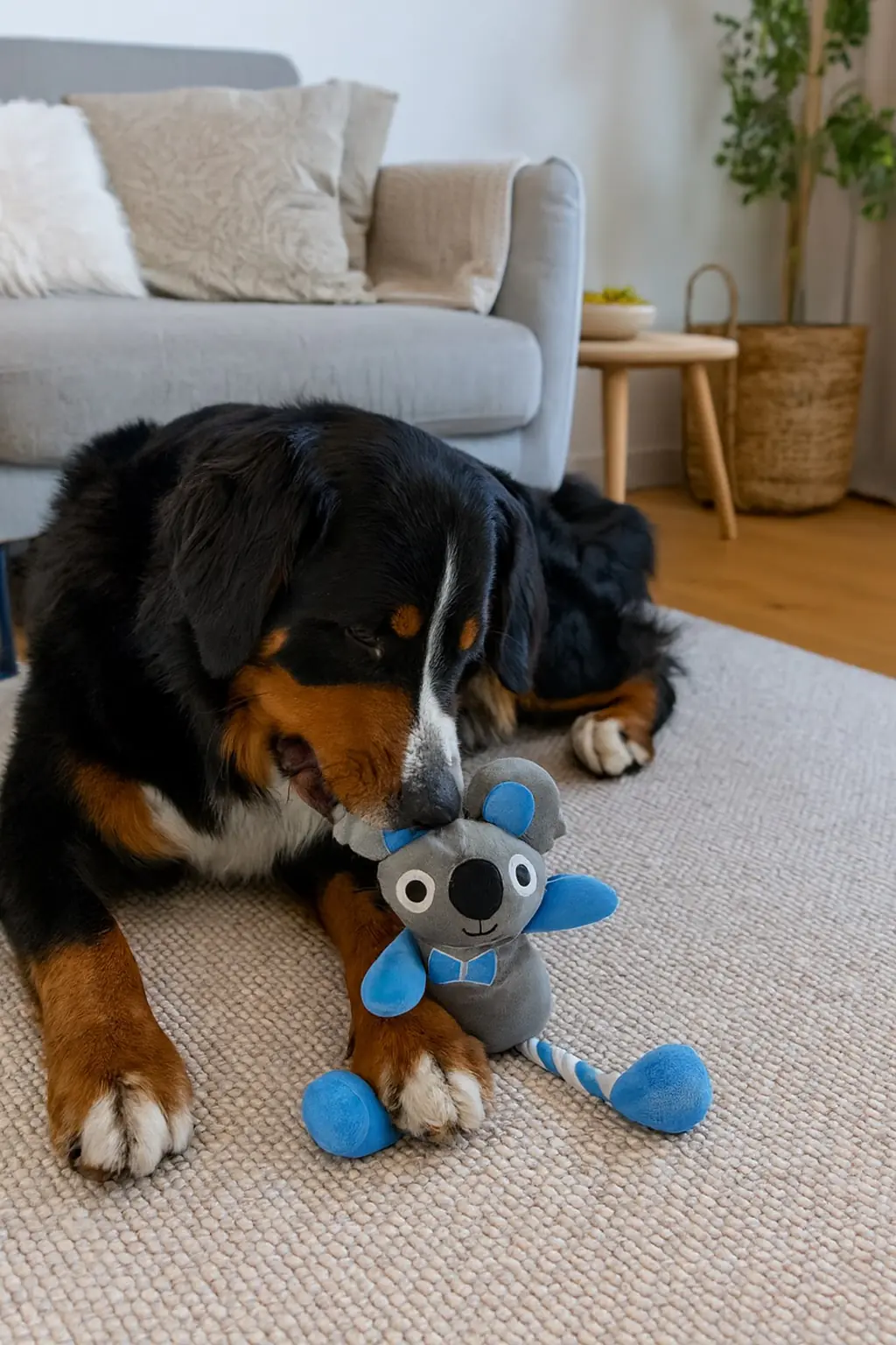 Thempa Hundespielzeug Plüschtier mit Stimme Koala