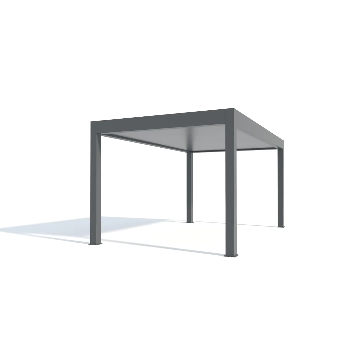 Carport Grandlux 400 x 500 cm grau