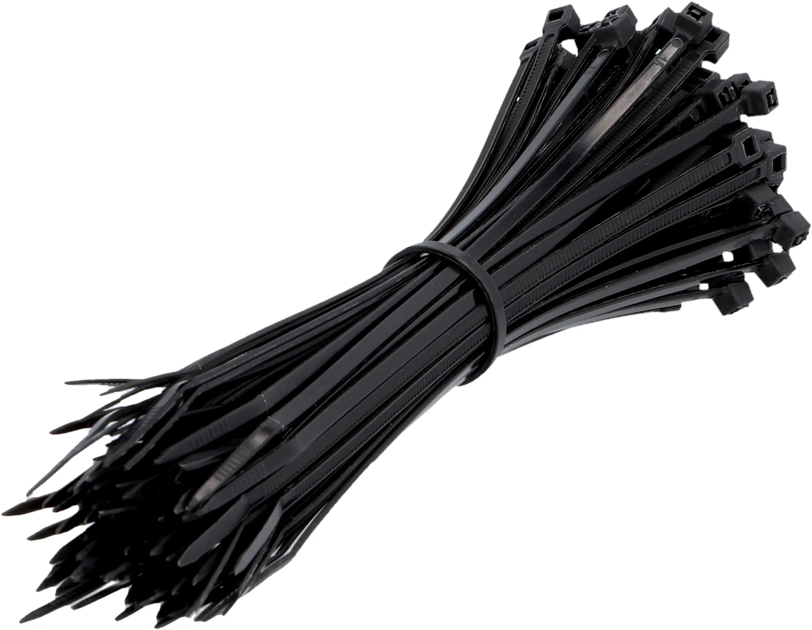 Unitec Kabelbinder 15 cm schwarz 100 Stück