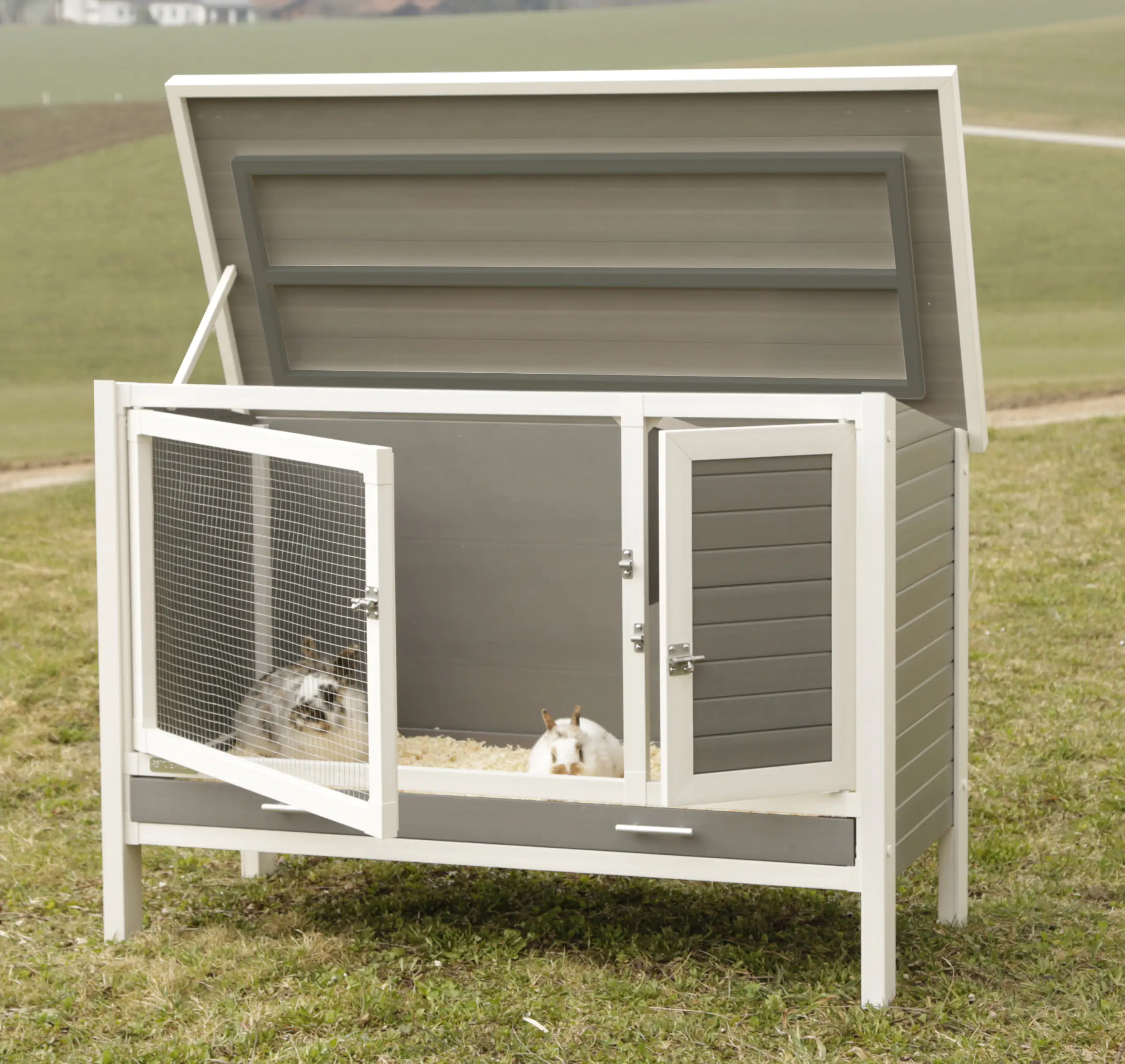 4018653817308_1 Kerbl ECO-Kunststoff-Nagerstall Samy LxBxH: 116x57x82 cm