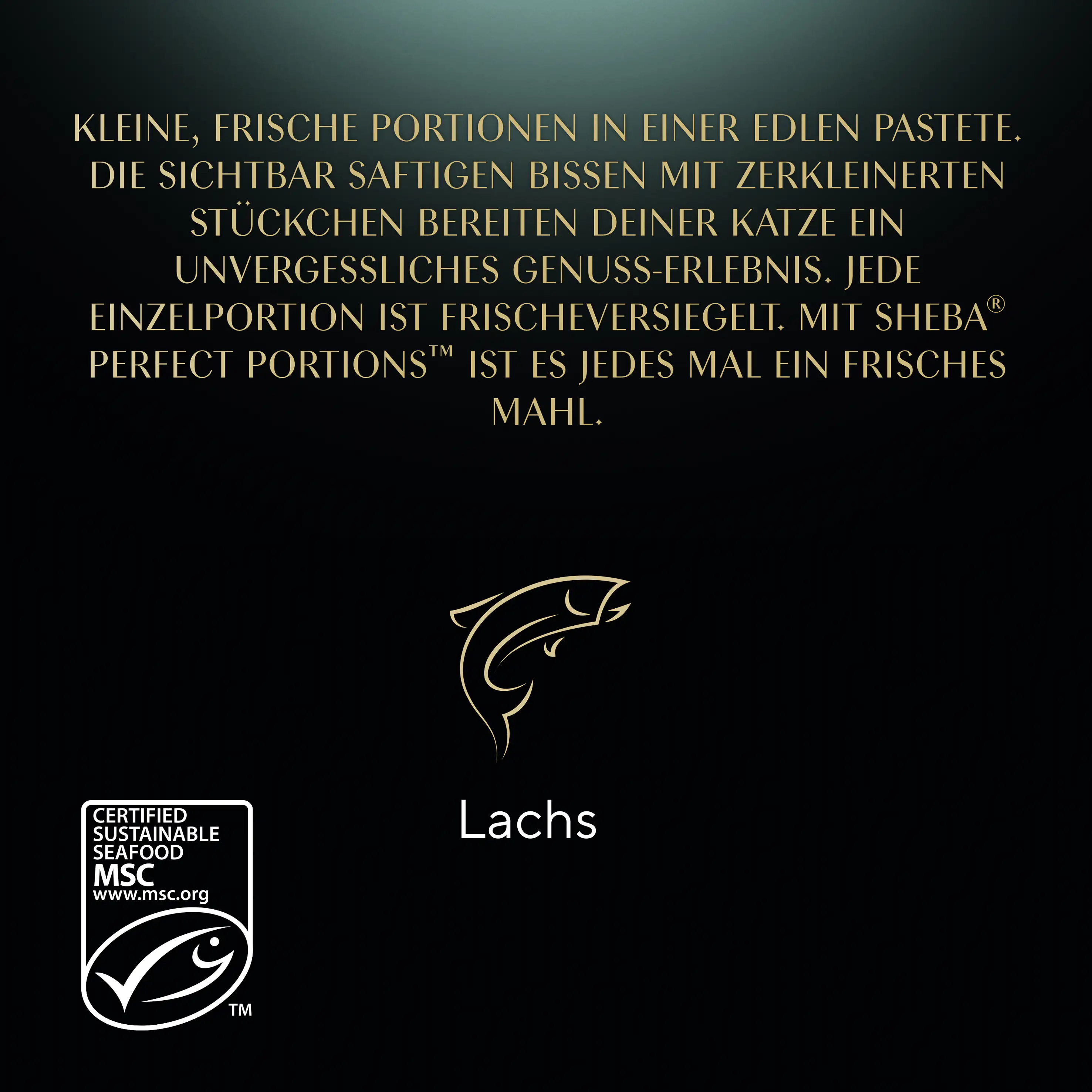 Sheba Perfect PORTIONS mit Lachs MSC Sheba Perfect PORTIONS mit Lachs MSC