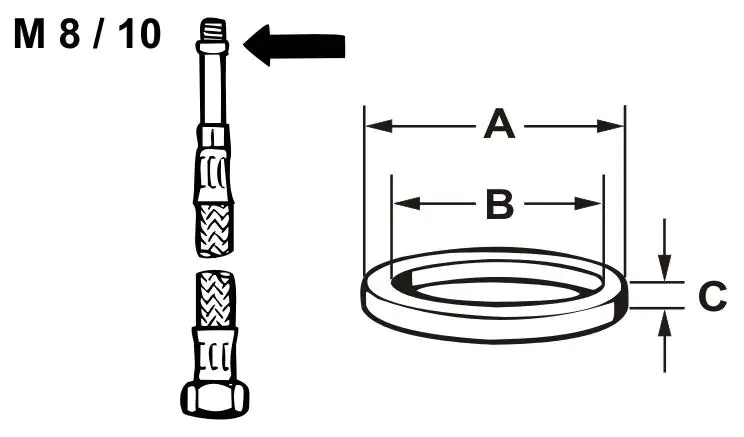 Cornat O-Ring für Flexschläuche Ø 9 mm Cornat O-Ring für Flexschläuche Ø 9 mm