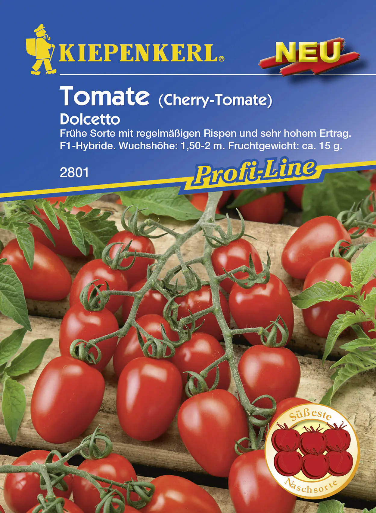 Kiepenkerl Tomate Dolcetto Solanum lycopersicum, Inhalt: 13 Korn