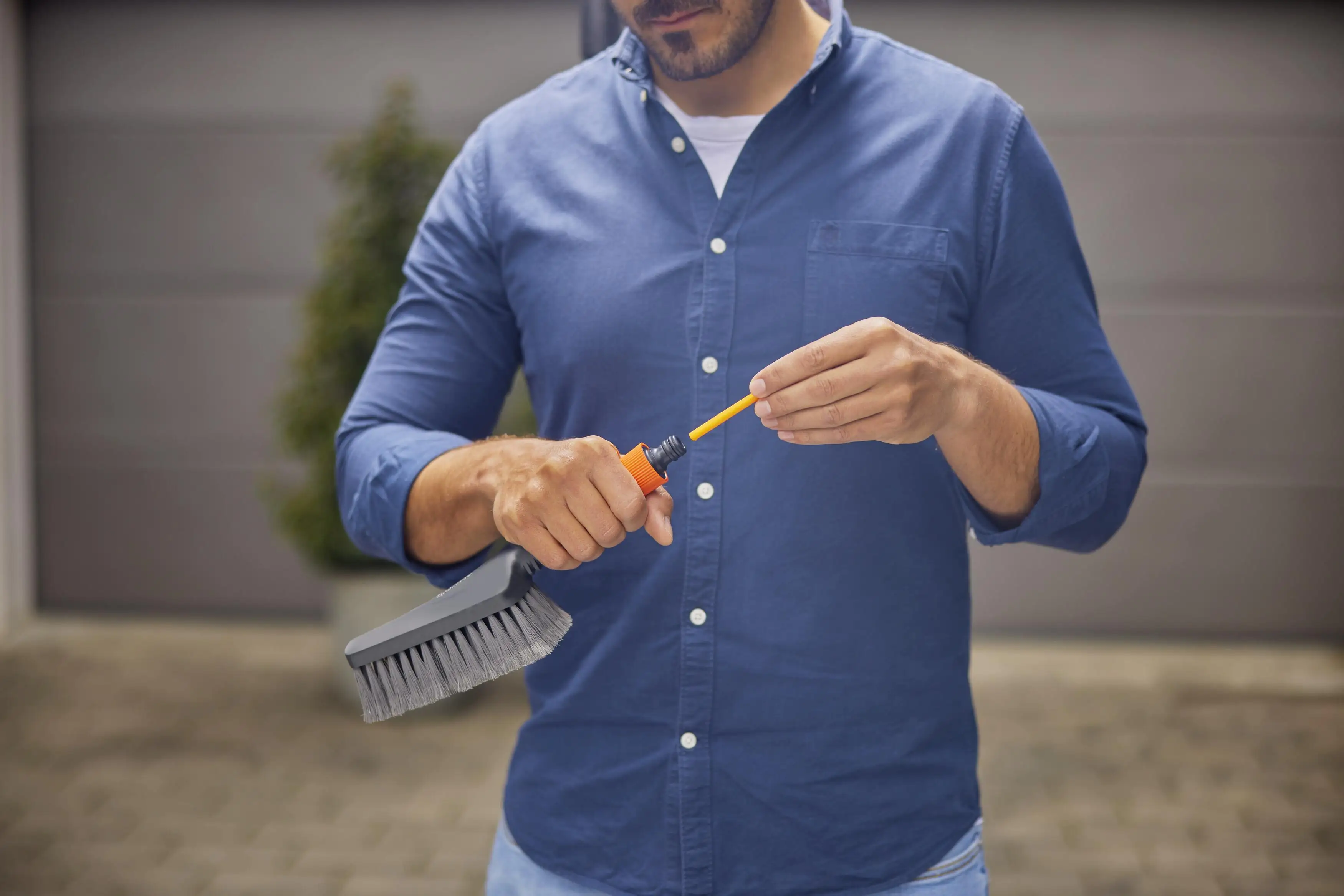 Gardena Cleansystem Handbürste M soft 32 cm