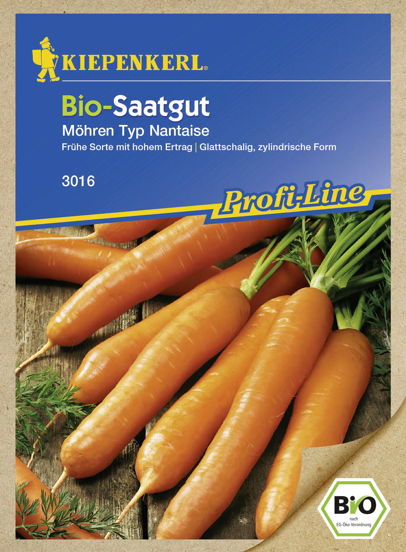 Kiepenkerl Bio-Saatgut Möhren Jeanette Daucus carota ssp. sativus, Inhalt: ca. 6 lfd. Meter Kiepenkerl Bio-Saatgut Möhren Jeanette Daucus carota ssp. sativus, Inhalt: ca. 6 lfd. Meter