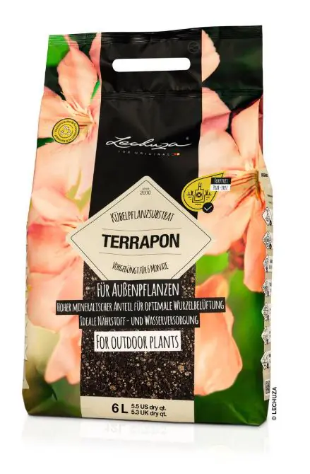Lechuza Terrapon Pflanzsubstrat für Außenpflanzen 6 L torffrei