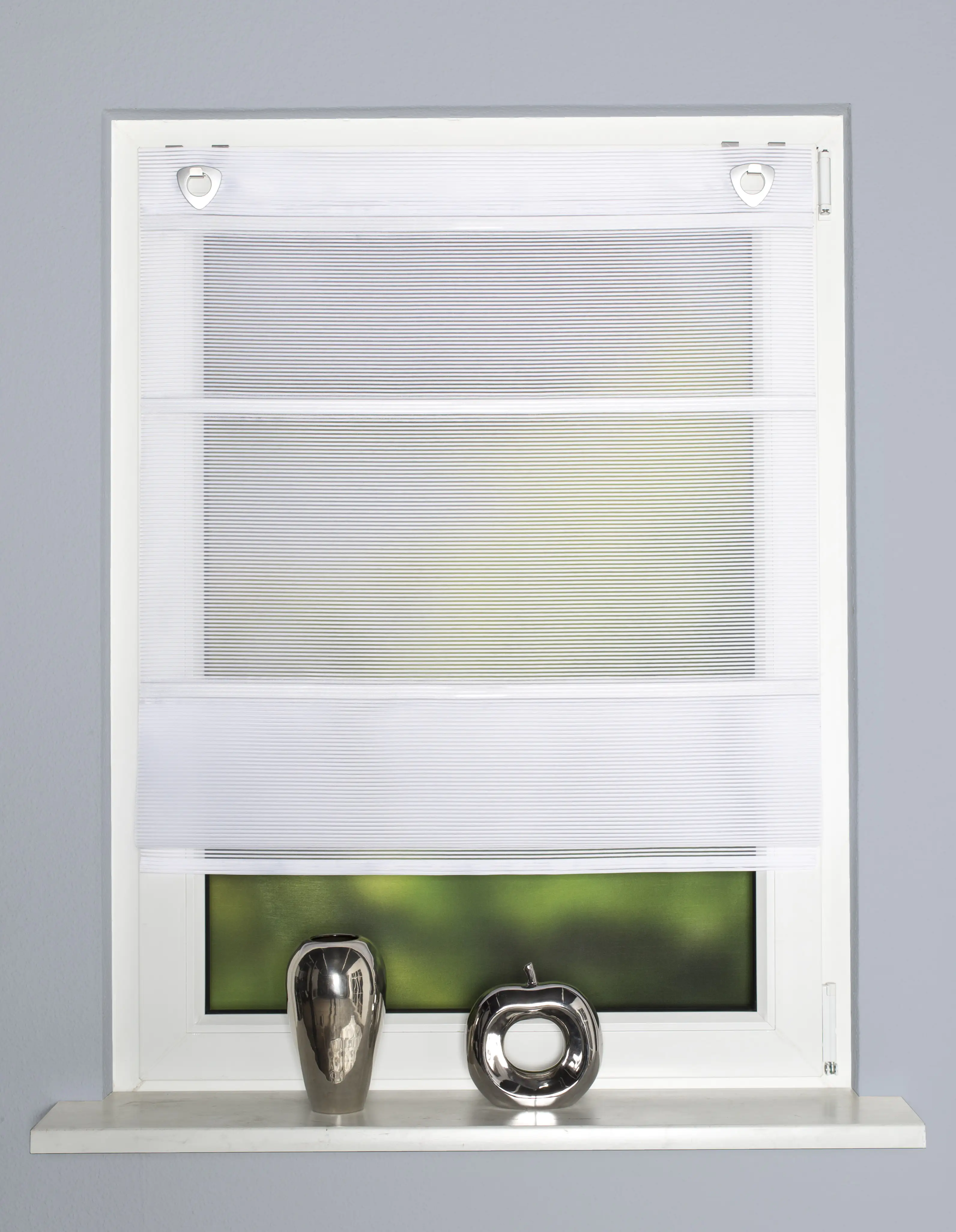 Home Wohnideen Raffrollo weiß 130 x 80 cm