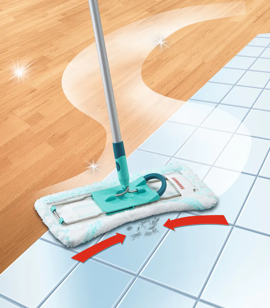 Leifheit Wischbezug Profi micro duo Collect 42 cm