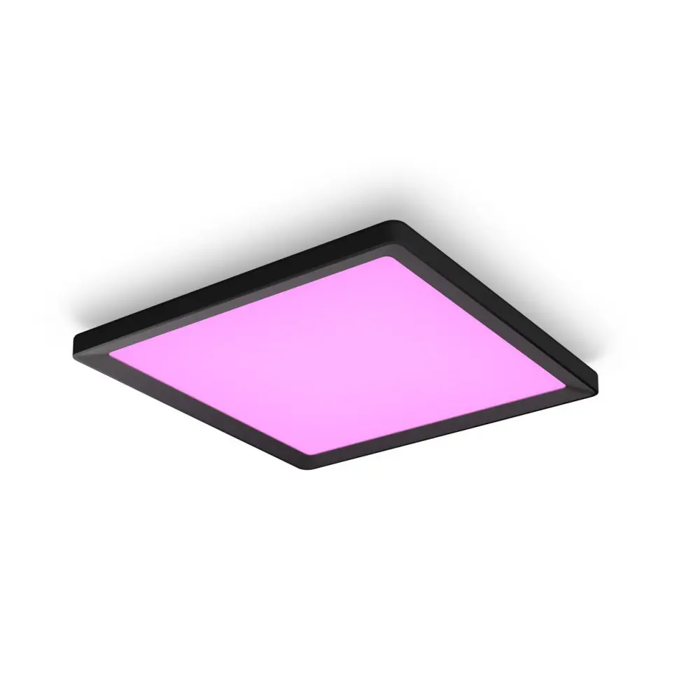 Philips Hue LED Deckenleuchte Tento + Dimmschalter eckig schwarz 39,5 x 39,5 cm RGB Philips Hue LED Deckenleuchte Tento + Dimmschalter eckig schwarz 39,5 x 39,5 cm RGB