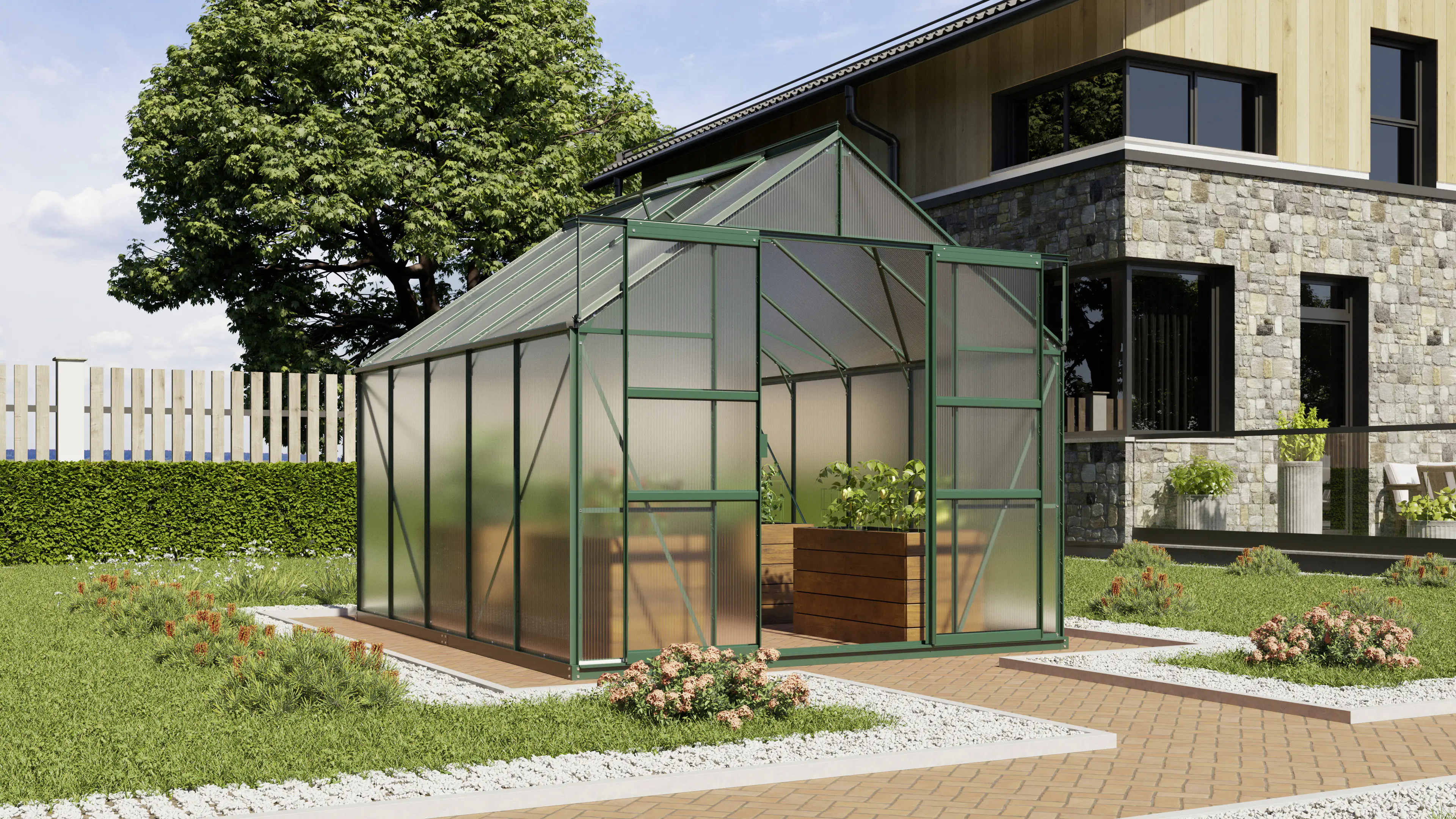 Vitavia Gewächshaus Mars 8300 254 x 317 cm 6 mm HPK