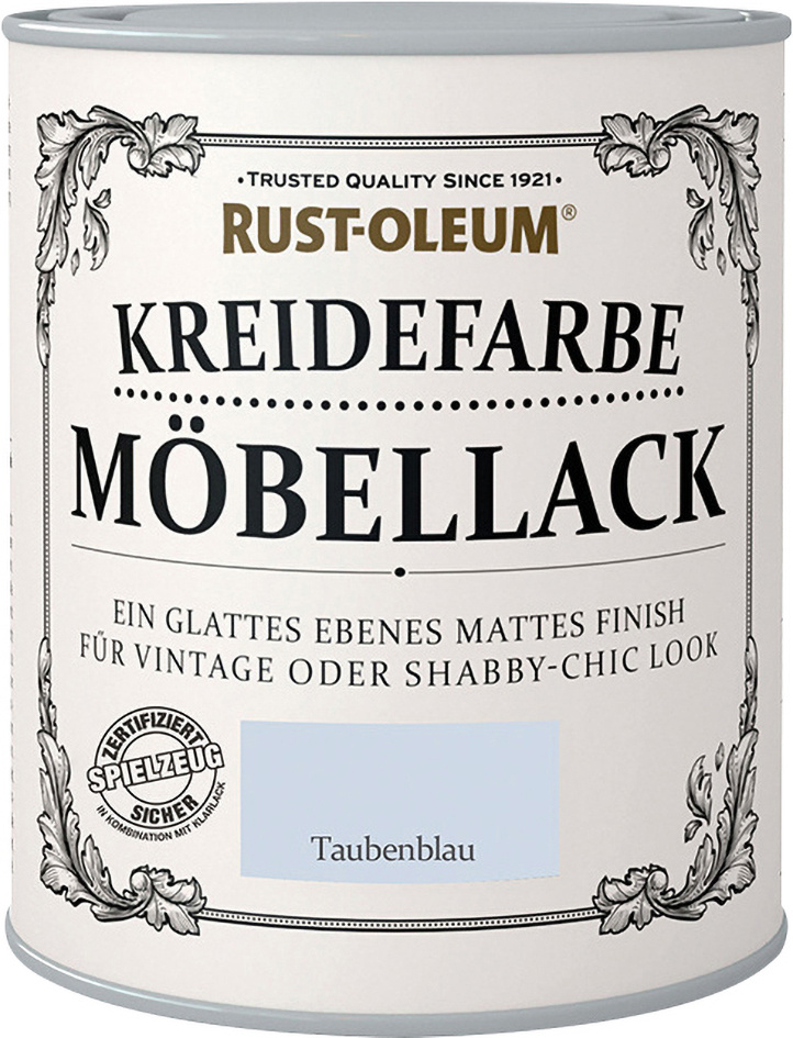 Rust-Oleum Kreidefarbe Möbellack 125 ml taubenblau