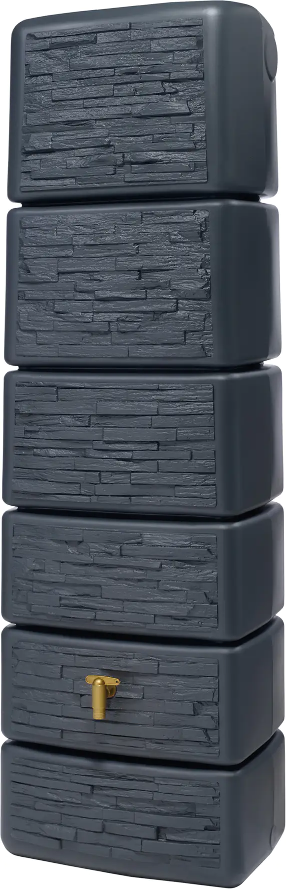 4023122198000_02 4rain Regenwasser-Wandtank Slim graphitgrau 330 l