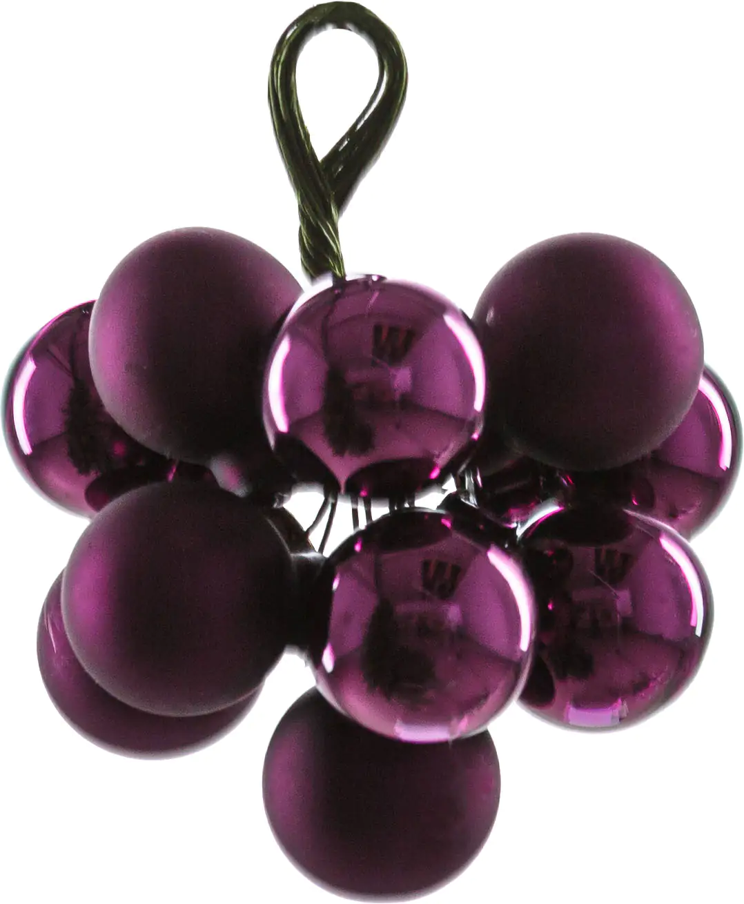 TrendLine Glaskugeln auf Draht glanz, 20 mm, lila