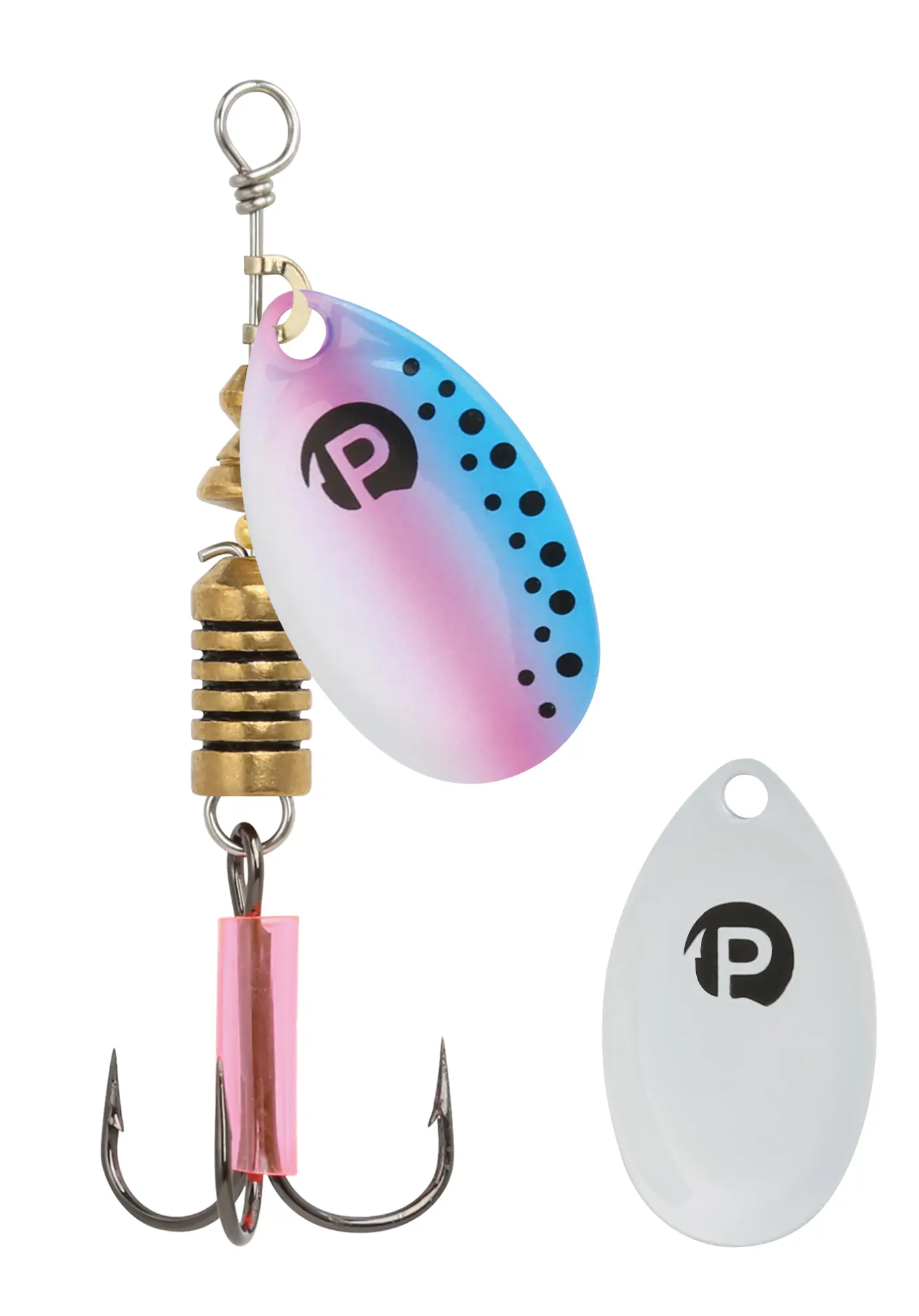 Paladin Angelköder Deathless Spinner V 3,6 g UV-Spezialeffektlackierung