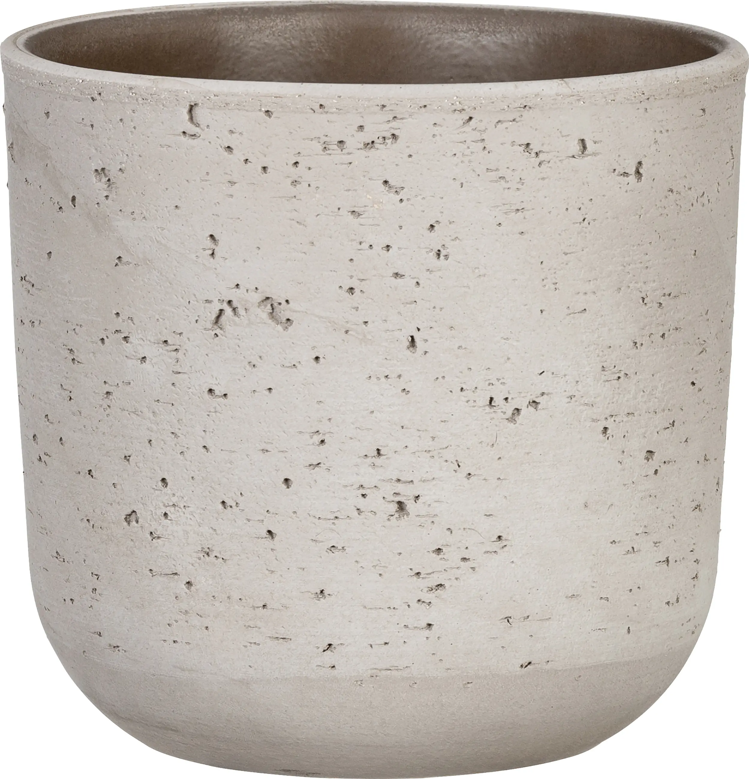 Scheurich Übertopf Serie Basalto 980 Keramik beige Ø 27 x 26 cm 