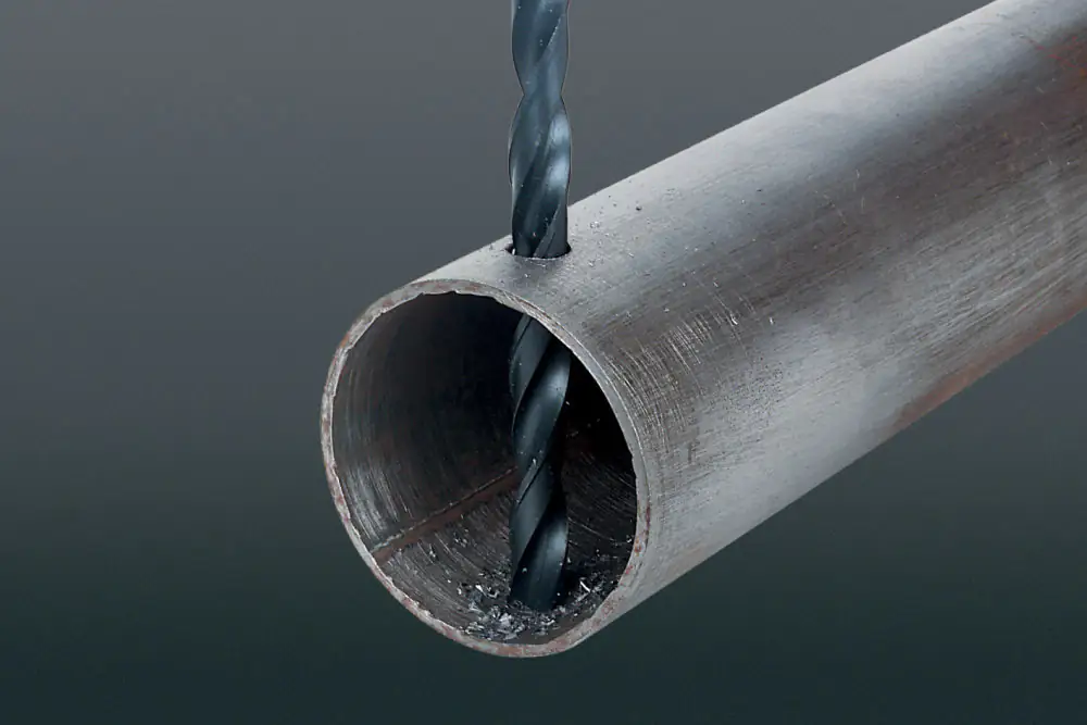 4006885759107_1064106 Wolfcraft Metallbohrer HSS geschliffen lang 7591010 Ø 4 mm Rundschaft