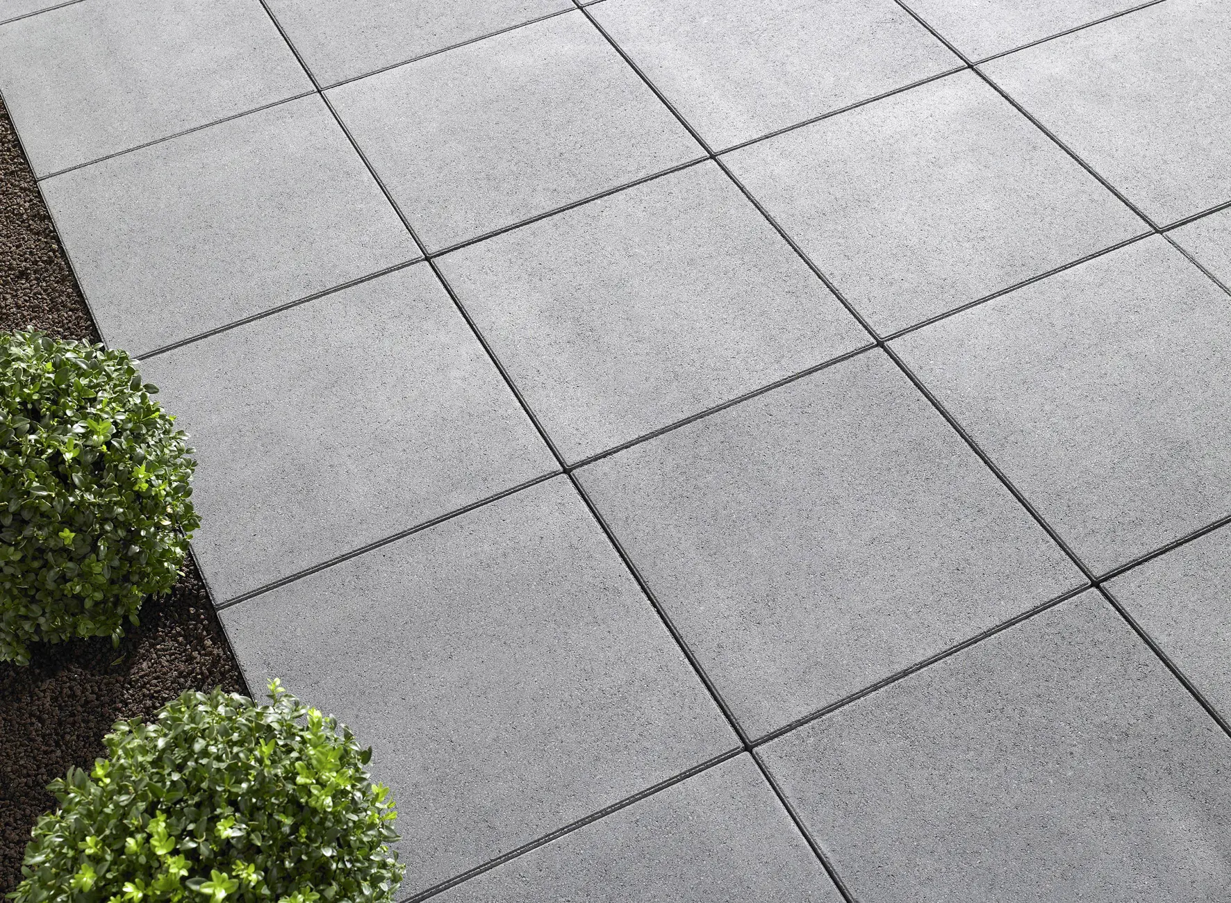 Kann Terrassenplatte Beton 40 x 40 x 5 cm betongrau