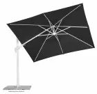 Schneider Sonnenschirm Rhodos Twist Bianco anthrazit 300 x 300 cm