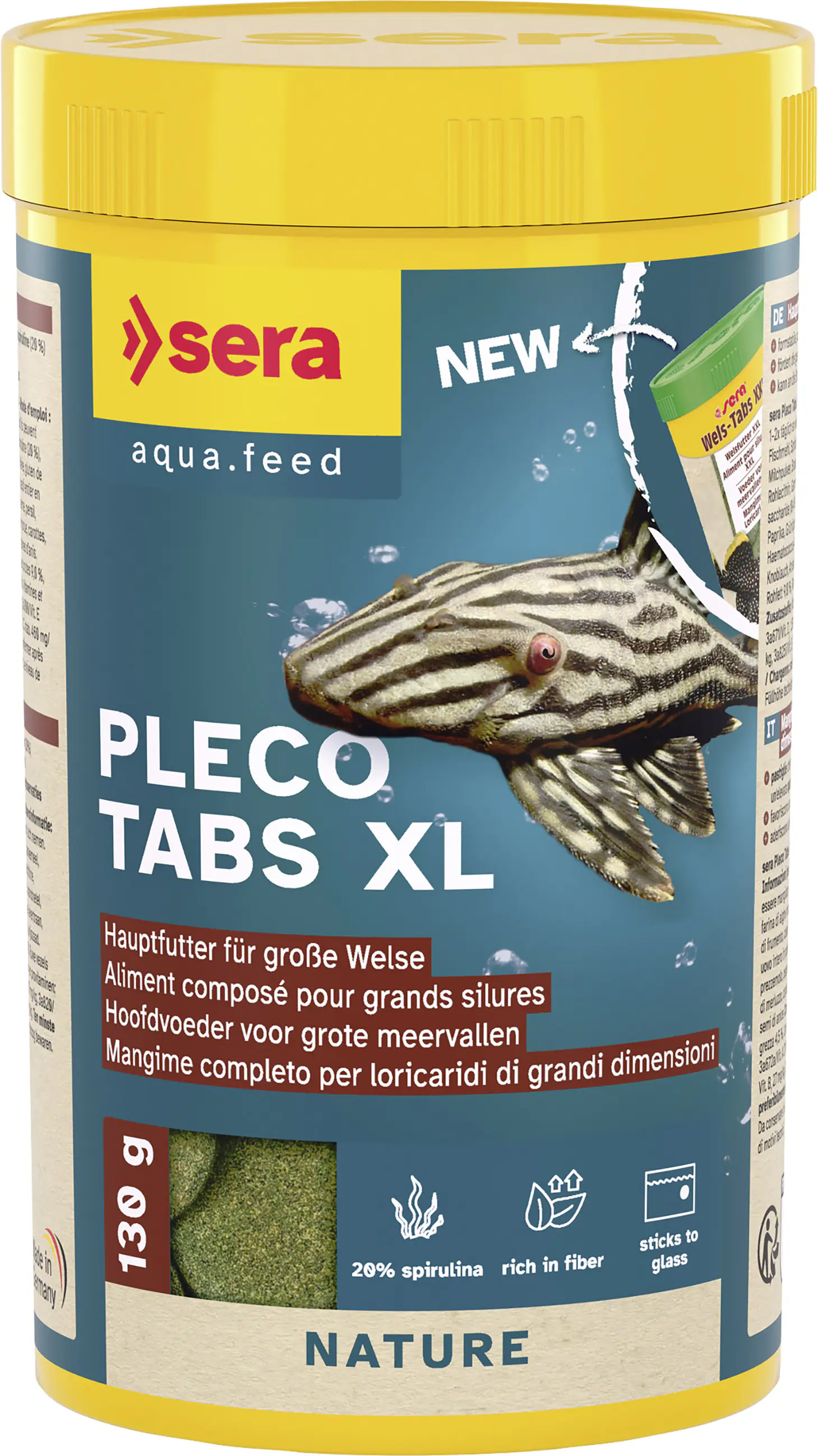 Sera Fischfutter Pleco Tabs XL 250 ml