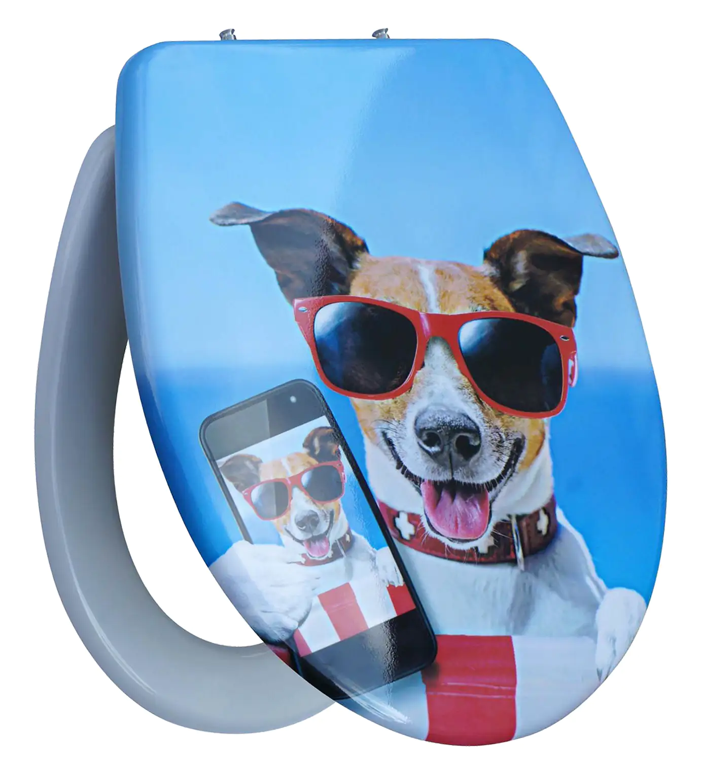 4333692058063 Primaster WC-Sitz mit Absenkautomatik Dog weiß