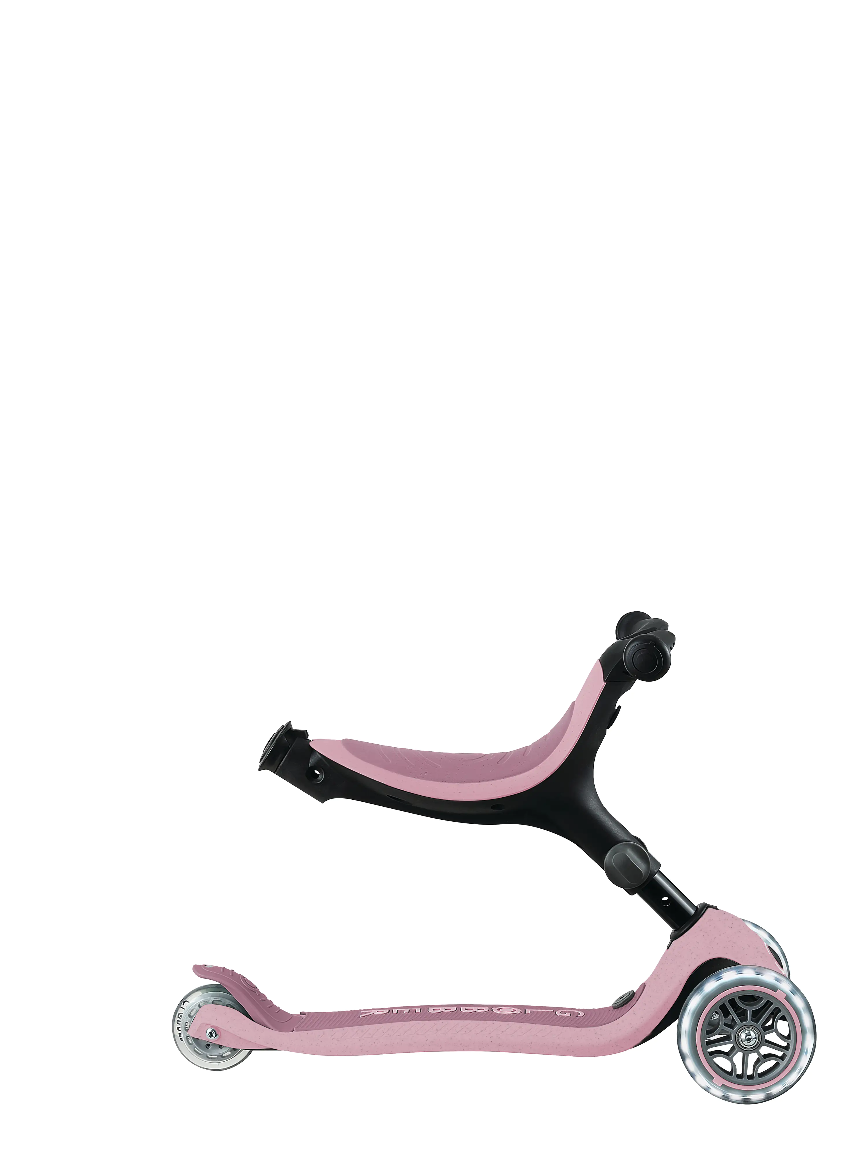 Globber 3-in-1 Fahrzeug Go-Up Active Lights Eco beere mit Leuchtrollen