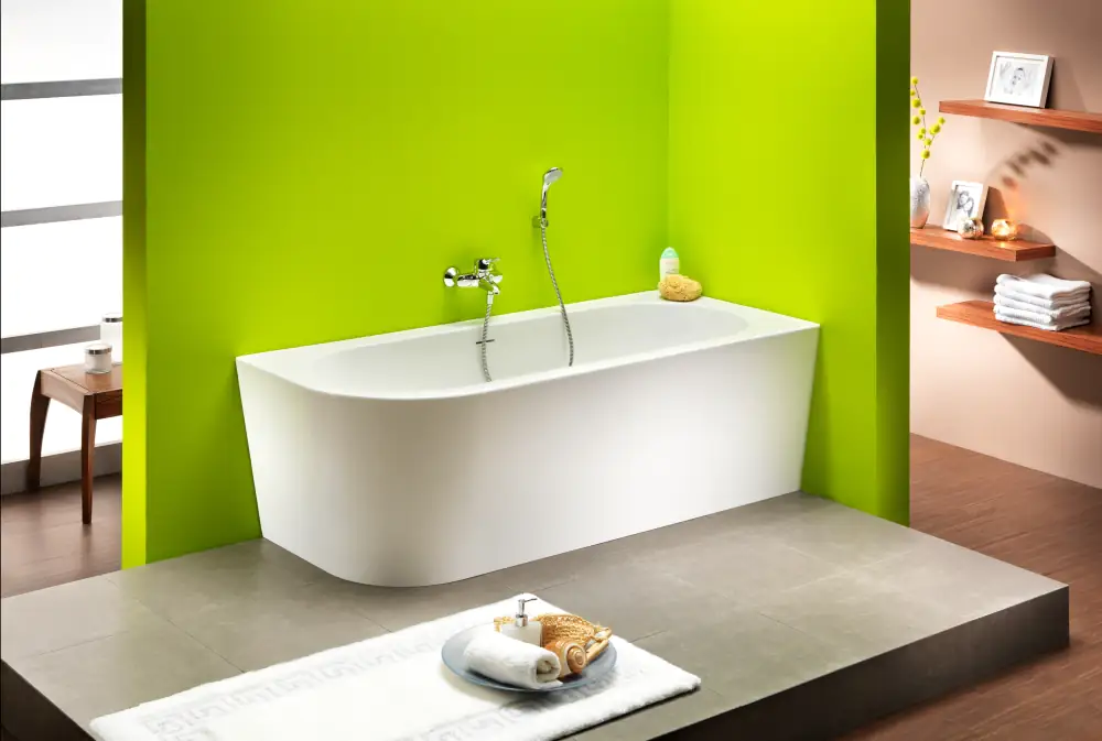 Ottofond Freistehende Badewanne Modena Corner Weiß links 178 x 78 x 44 cm Ottofond Freistehende Badewanne Modena Corner Weiß links 178 x 78 x 44 cm