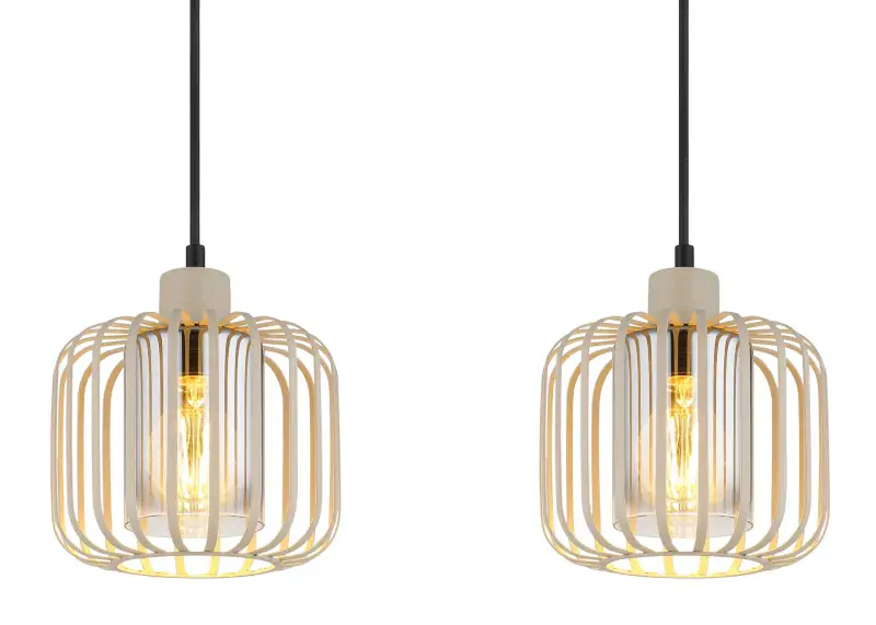 Globo Hängeleuchte Alfred 108 x 120 cm L x B x H sandfarben matt