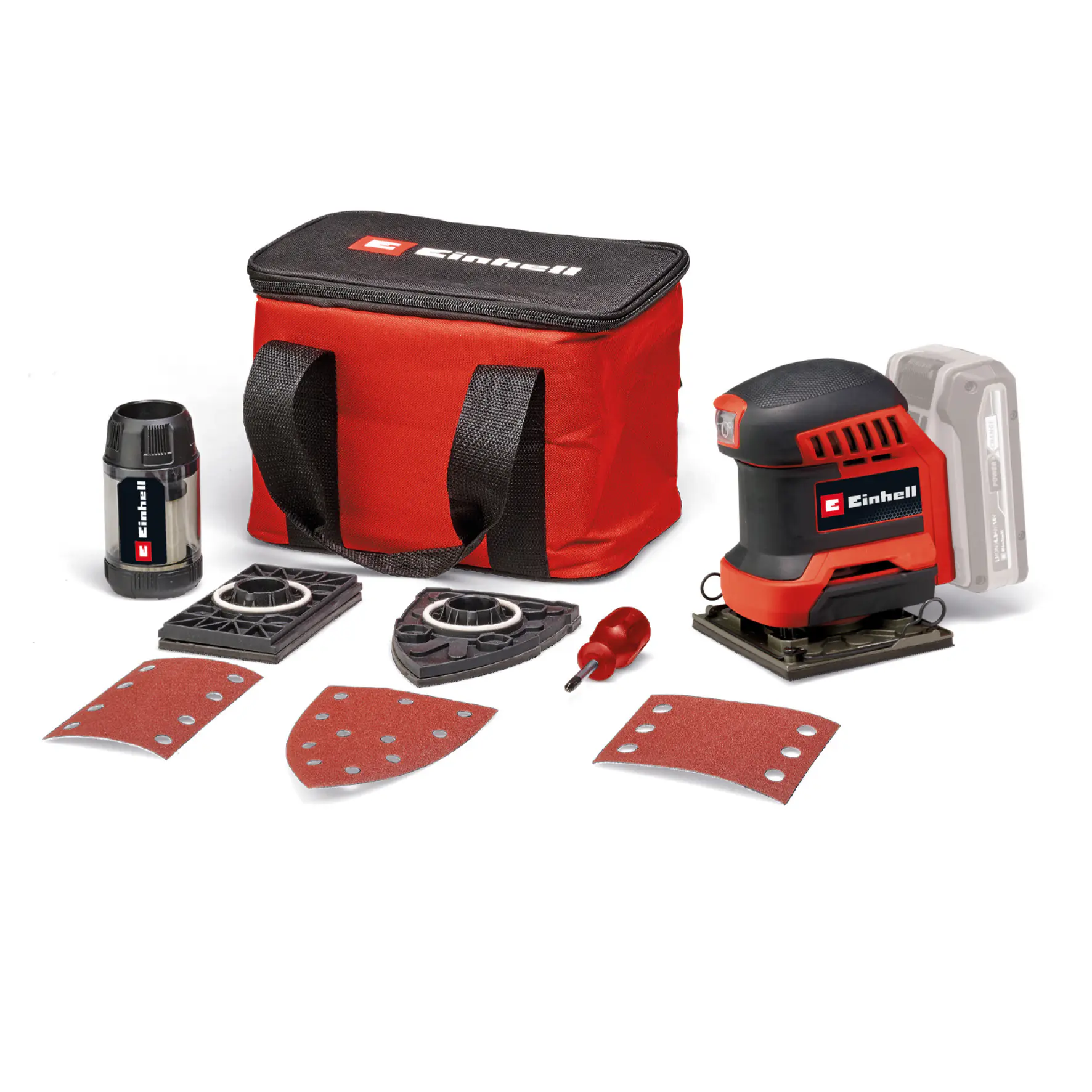 Einhell Expert Akku-Faustschleifer TE-OS 18/113 3X Li Solo Einhell Expert Akku-Faustschleifer TE-OS 18/113 3X Li Solo