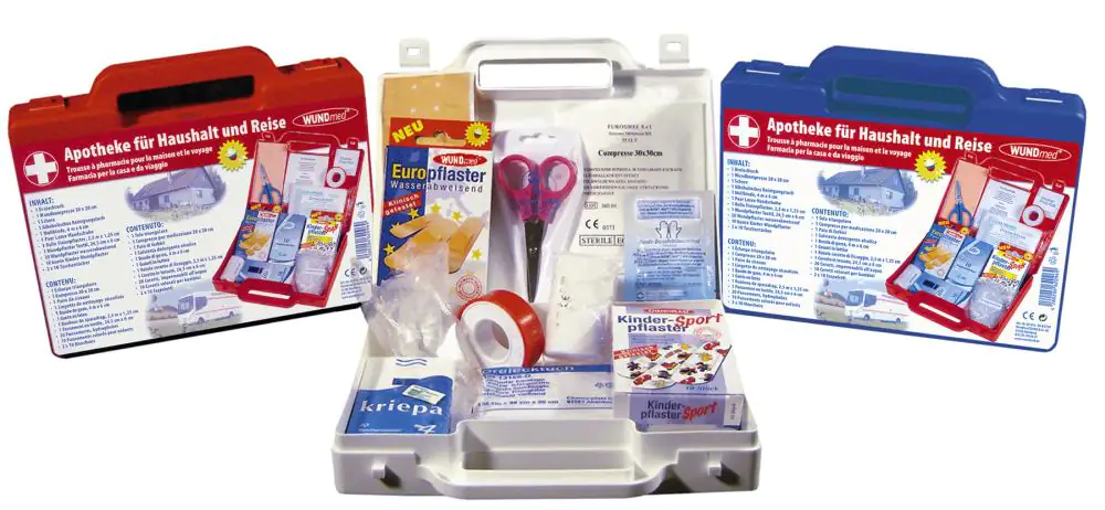 Wundmed Apotheke für Haushalt und Reise 40-teilig Wundmed Apotheke für Haushalt und Reise 40-teilig
