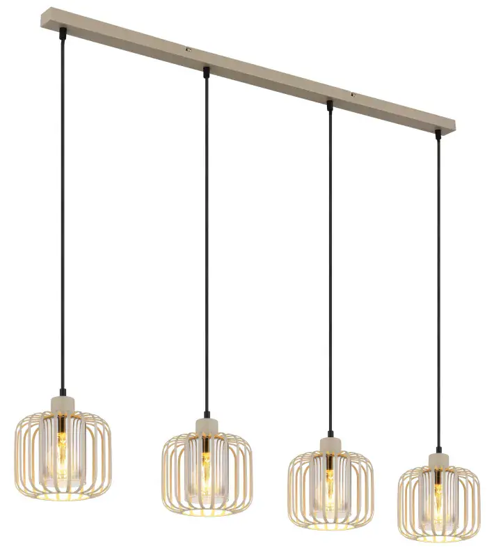 Globo Hängeleuchte Alfred 108 x 120 cm L x B x H sandfarben matt