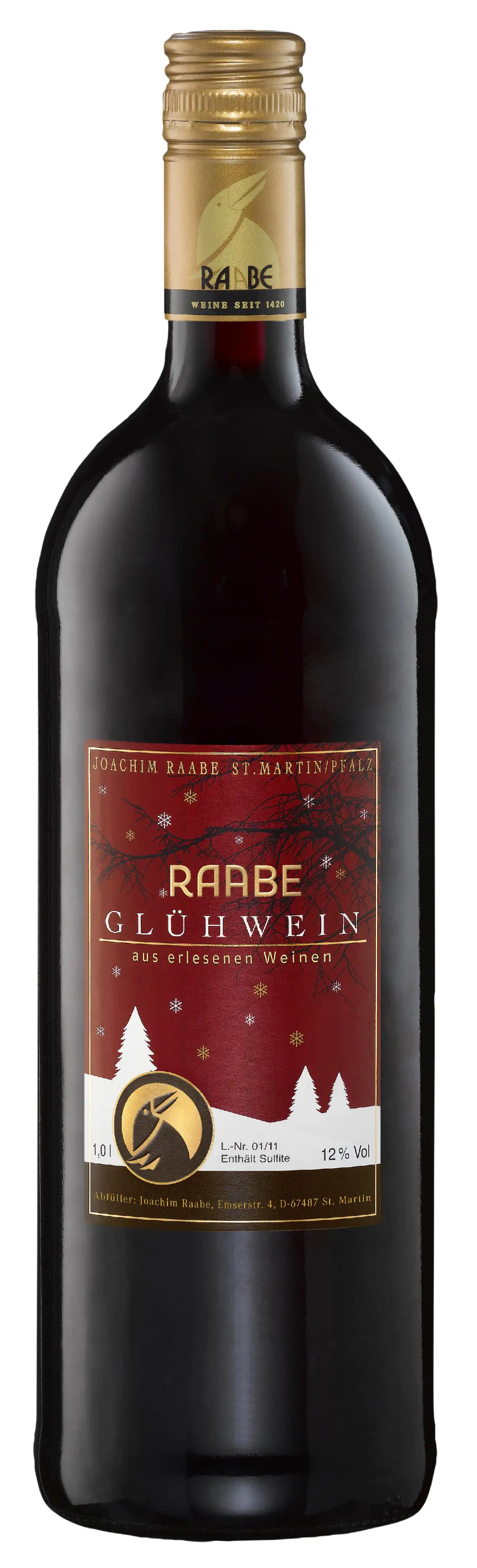 Raabe Glühwein rot 1 L