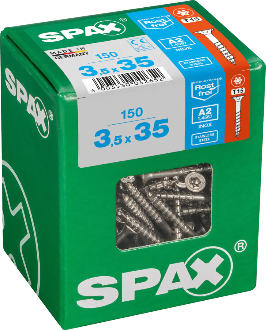Spax Universalschrauben 3.5 x 35 mm TX 15 - 150 Stk.