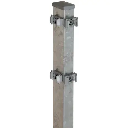 Floraworld Zauneckpfosten Comfort 160 x 6 x 4 cm feuerverzinkt